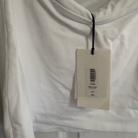 NWT- Aritzia White Contour Optimum Halter Top - Picture 6 of 7
